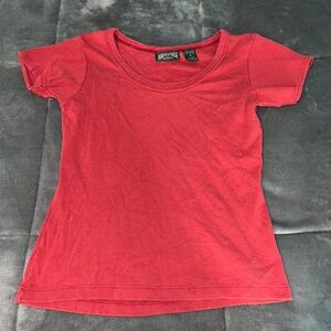 American Eagle Outfitters Red Short Sleeve Tee